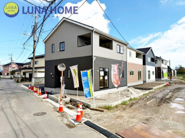 土浦市中村南第11　新築戸建　1号棟の外観|１号棟