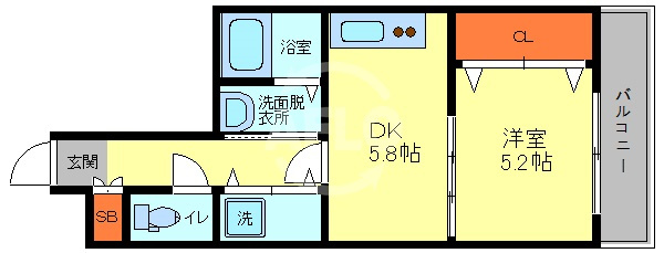 アウラ新深江の間取り|アウラ新深江　間取り