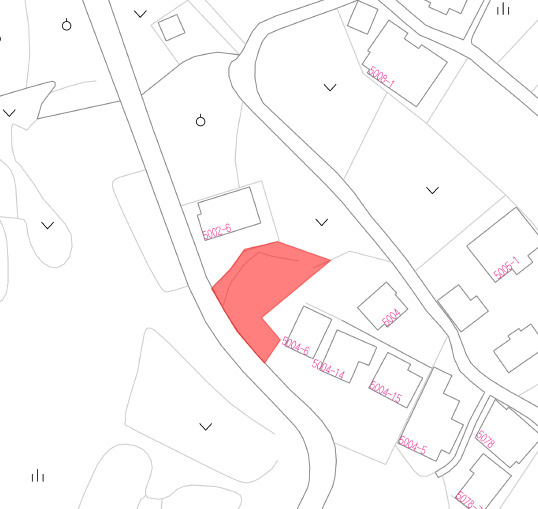 笠岡市笠岡売地4の土地図