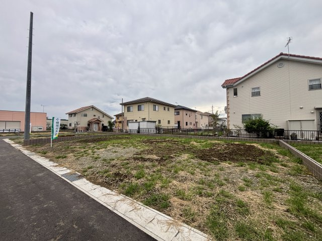 ワイウッドコート伊勢崎市市場町第1期【建築条件付き売地】の外観|【市場町第1期　現地外観】
※令和８年9月時点
