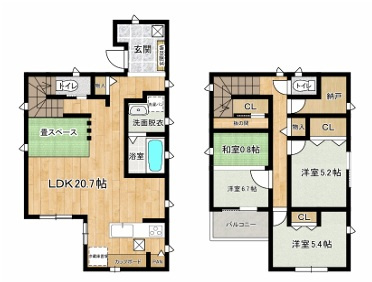 神戸市垂水区旭が丘3丁目の間取り