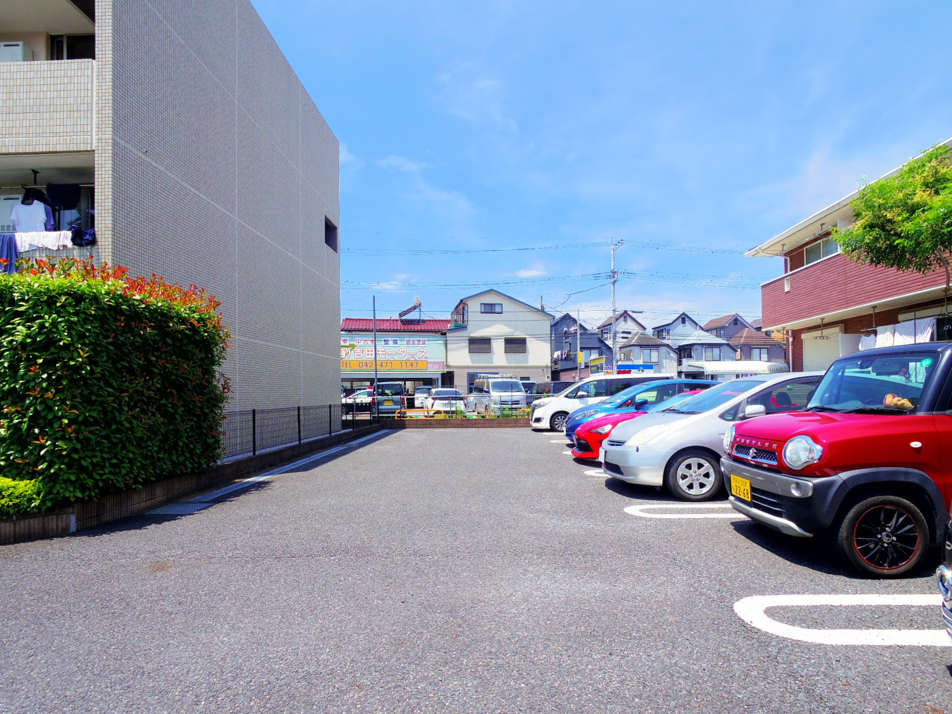 ソレイユ東久留米の駐車場