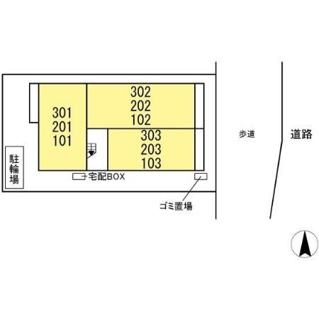 Ferro Palazzo　A棟の区画図