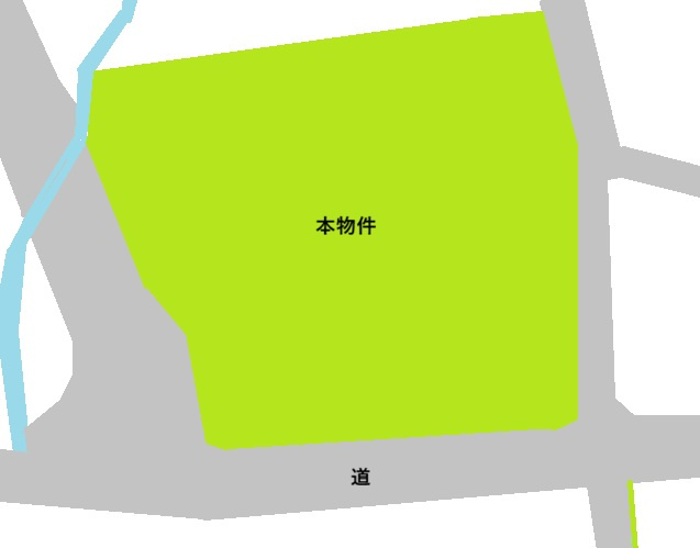 富岡市下高瀬売地の区画図