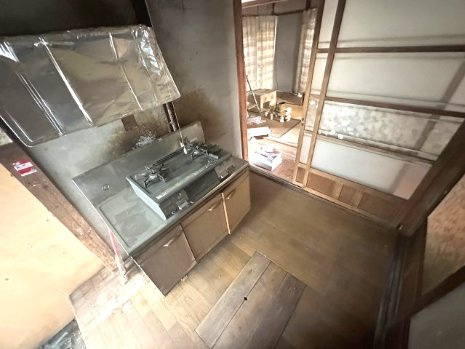 DIYで自分好みに再現可能！～群馬県富岡市七日市～のキッチン|コンパクトな調理スペース。設備を一新して好みのキッチンに再現できます。