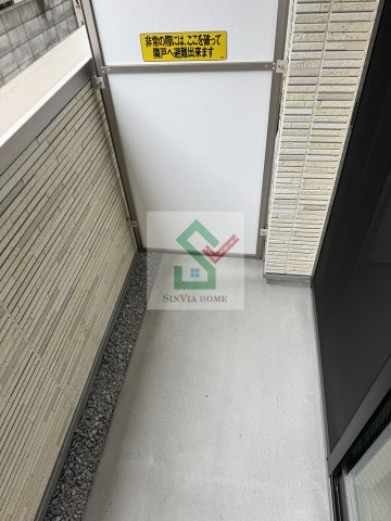 メルディア入間市3のバルコニー