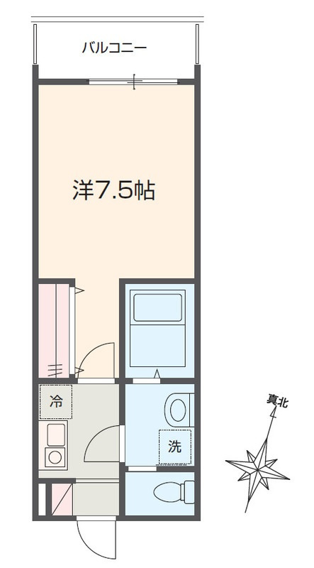 メルディア入間市3の間取り