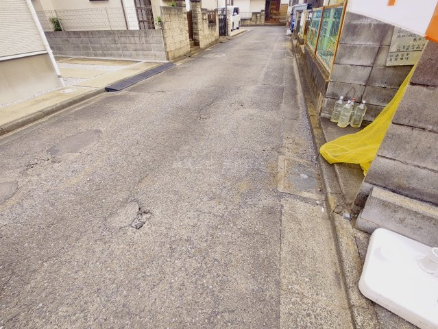 【前面道路含む現地写真】 | 川越市砂新田 | 都市ガス・本下水