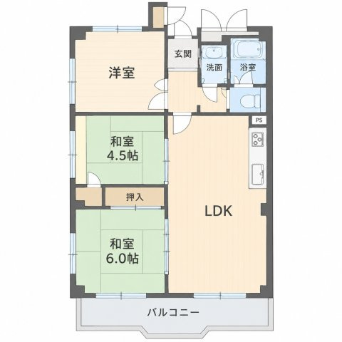 【間取り】 | 城ノ前ハイツ