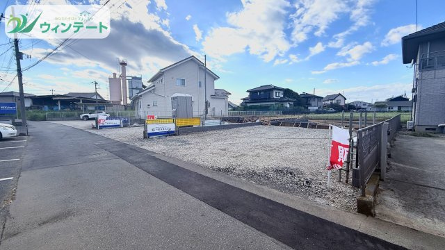 第4境町　新築戸建　2号棟の前面道路含む現地写真|前面道路は交通量が少なく子供の通学にも安心の道路です♪ぜひ現地でご体感ください！