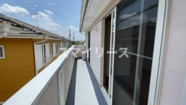 野田市山崎戸建のバルコニー