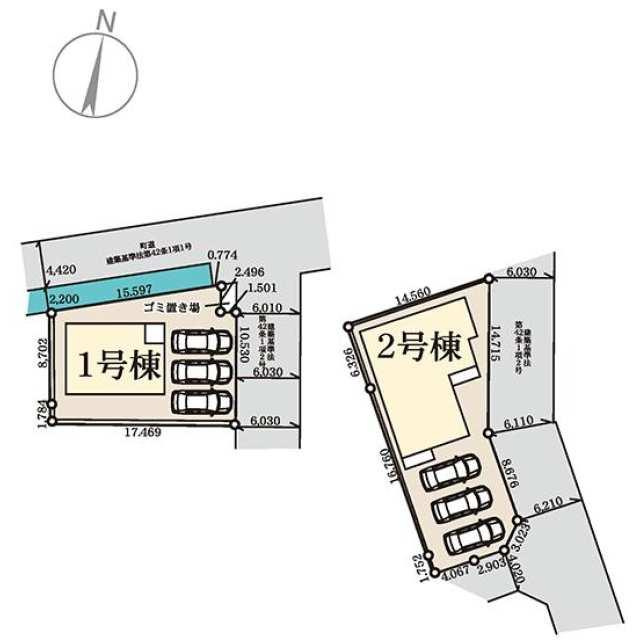 益城町惣領第二の区画図