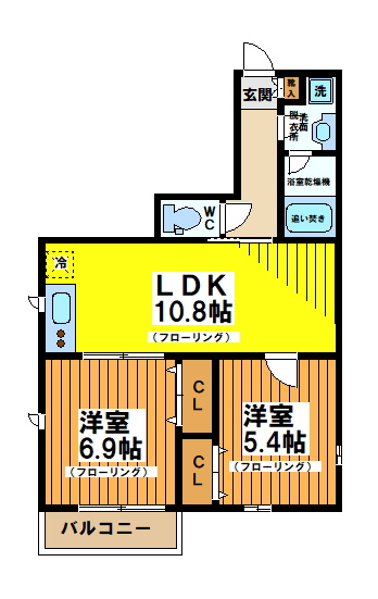 【間取り】 | デュオメゾン荻