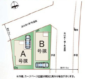 千葉市中央区東千葉1丁目449番の区画図