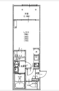 KEIAI RESIDENCE北習志野Ⅳの間取り