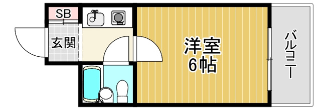 【間取り】 | シャルムメゾン千林大宮
