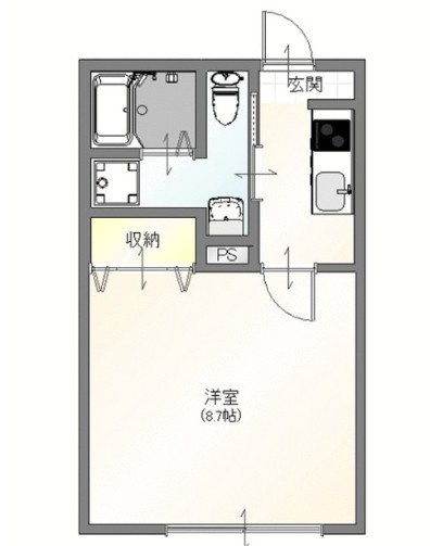 セナリオフォルム柏たなかの間取り