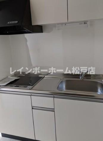 セナリオフォルム柏たなかのキッチン|コンパクトなキッチンで掃除もラクラク