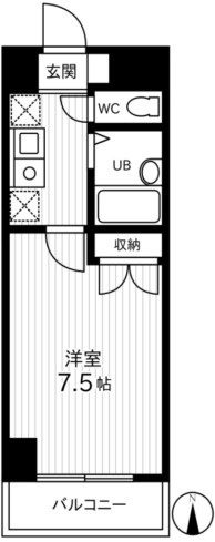 CROSS　COURTの間取り