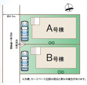 八千代市八千代台西8丁目525番の区画図