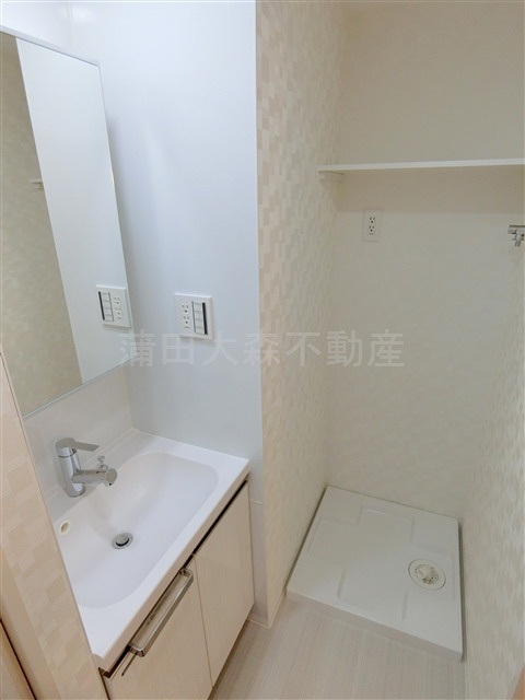 COCOCUBE大森本町の洗面所|洗面脱衣所　独立洗面台