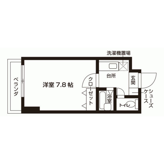 【間取り】 | サンセール加藤I | お部屋の間取りです