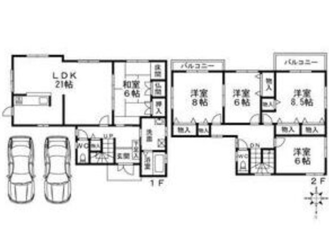 【間取り】 | 青葉台3丁戸建