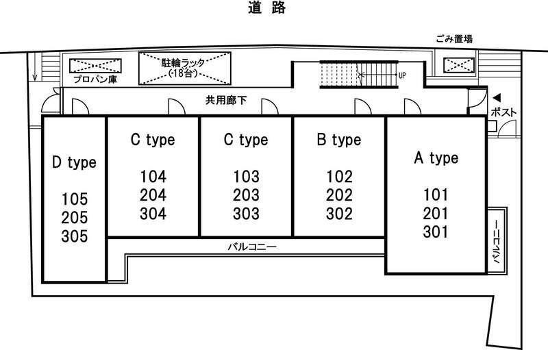 仲介手数料（賃料の1.10ヵ月）の50％OFF対象物件！の区画図