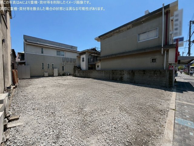 栗山町２丁目売土地の外観