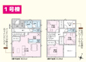 【間取り】 | 沼津市下香貫　1号棟間取り図