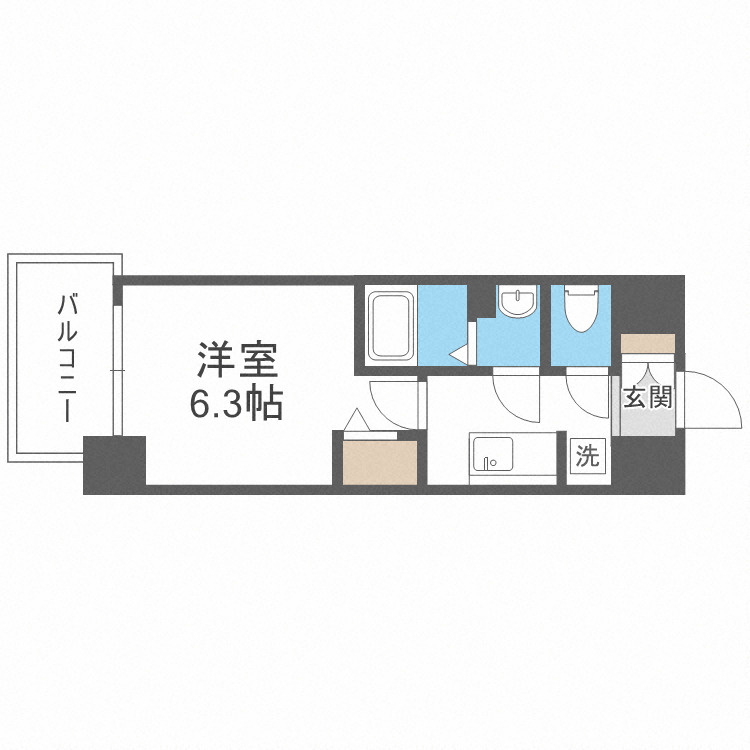 アドバンス大阪セレーノの間取り