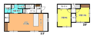 【間取り】 | 越生町越生 中古住宅