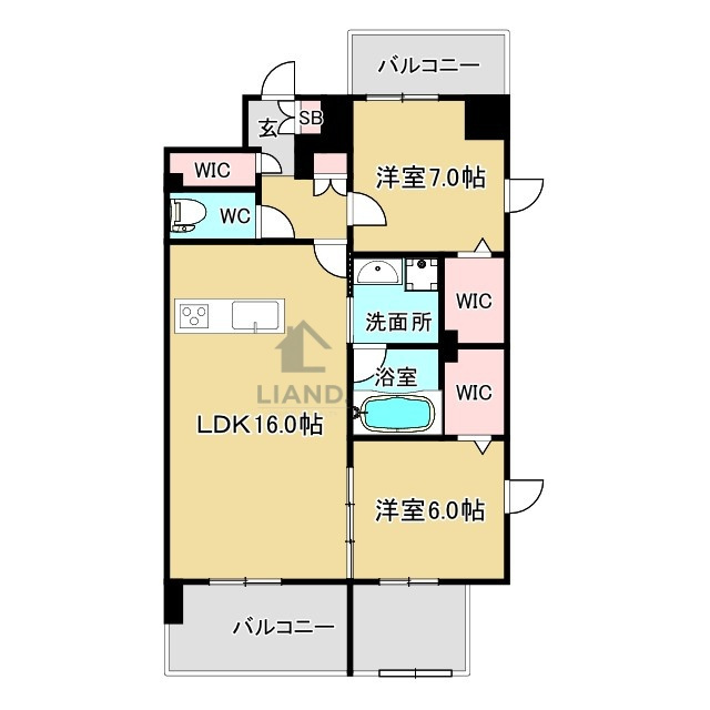 ラ・シルフィード博多駅南　東住吉小学校区の間取り|ラ・シルフィード博多駅南