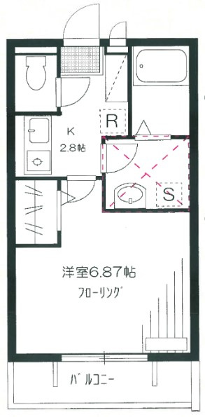 サンパークフジ　の間取り