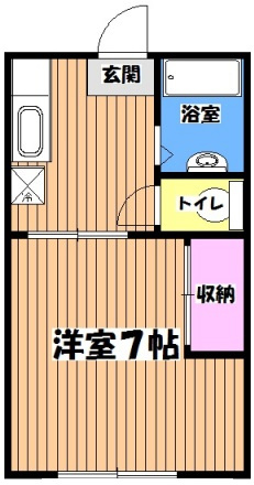 【間取り】 | ユーハイツ岸野