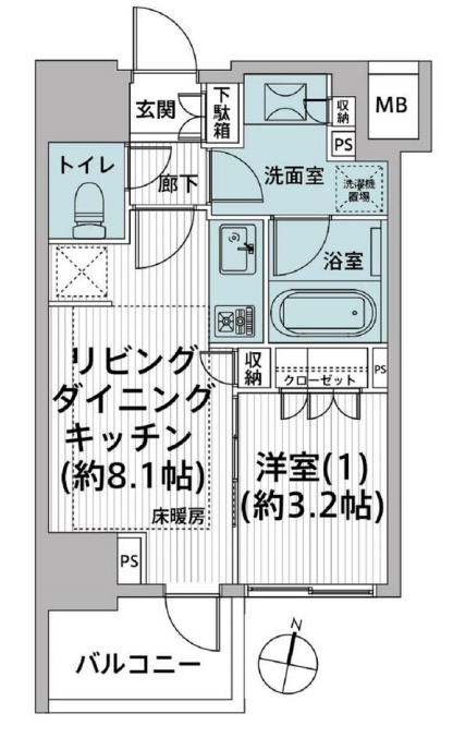 オープンレジデンシア大宮フロント