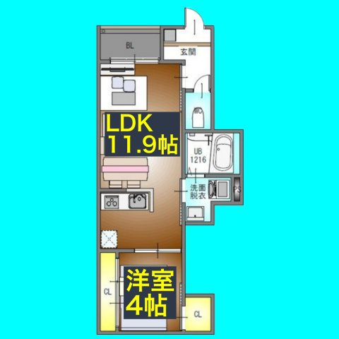 REGALEST 新瑞橋の間取り