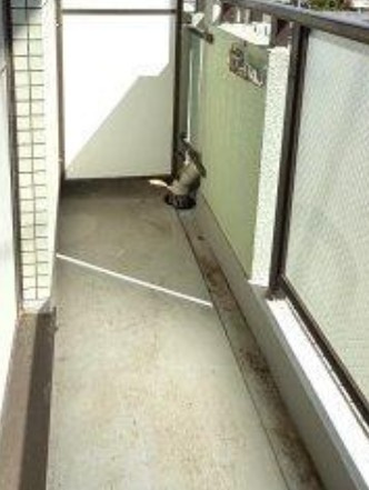 リバティハイツⅤのバルコニー
