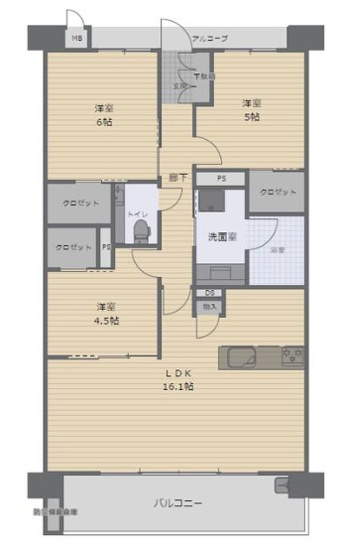 【間取り】 | ☆シャルマンフジ和歌山市駅レジタージュ