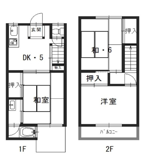 【間取り】 | 川島東代町テラスハウス