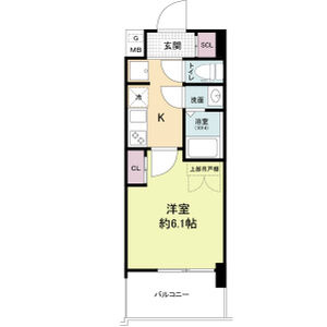 LUMINOUS放出の間取り|セレニテ放出リアン