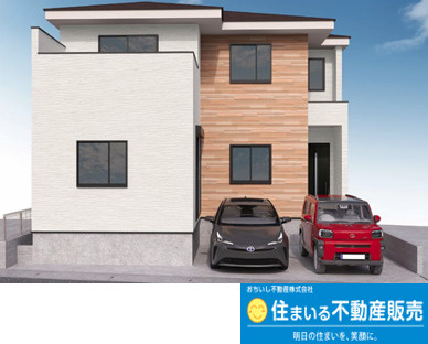 福岡市早良区有田1期　1号棟の外観パース