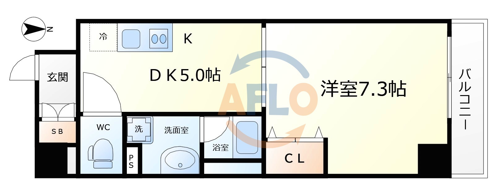ボヌール梅田の間取り|ボヌール梅田　間取り