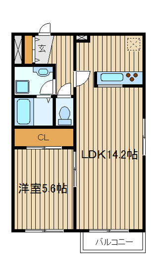 【間取り】 | リバーサイドMINE