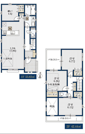 平塚市黒部丘　新築戸建　全３棟の間取り|３号棟
