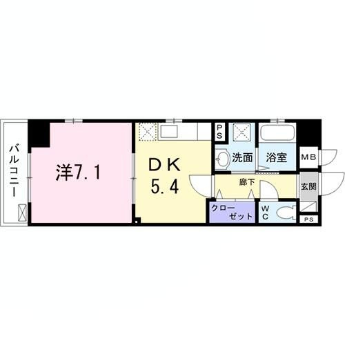 クレシア横浜山手の間取り