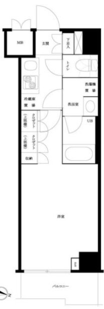 ルーブル方南町弐番館の間取り