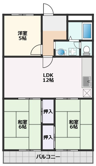 【間取り】 | グリーンヒル千里