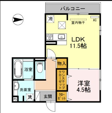 J cube Aの間取り