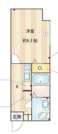 ソレイユエイト赤塚の間取り